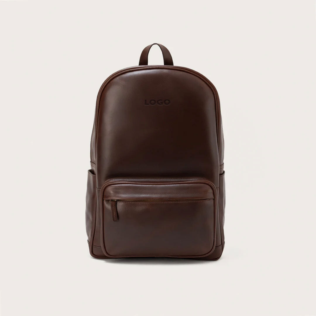 Custom Philos Leather Backpack (all colors) with custom LOGO