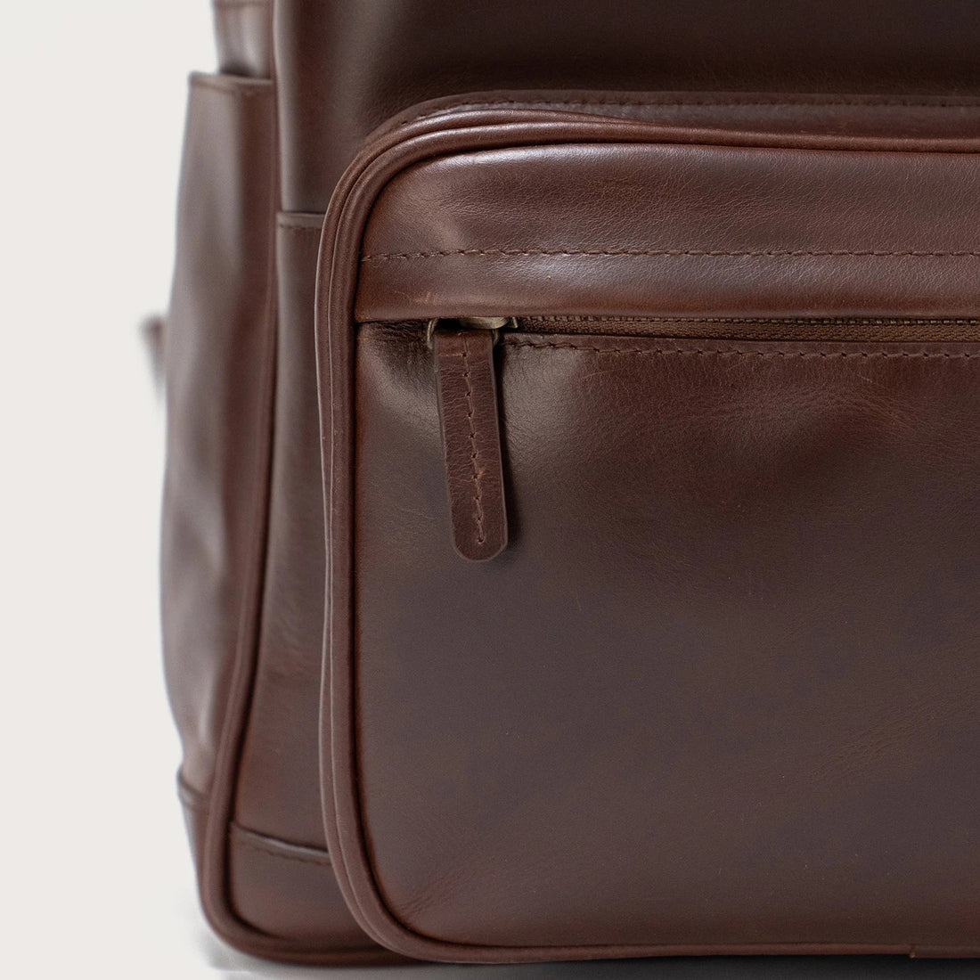 The Philos Vintage Brown Leather Backpack