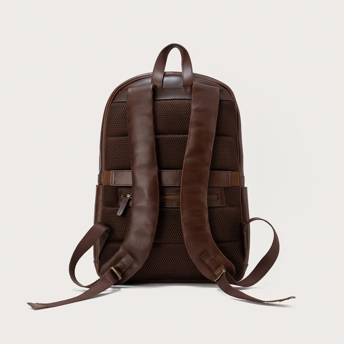 The Philos Vintage Brown Leather Backpack
