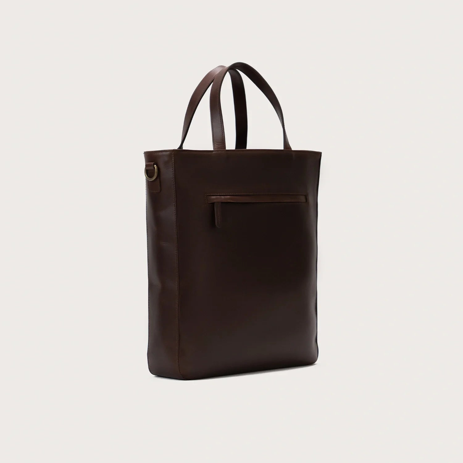 The Poet Vintage Brown Leather Tote Bag