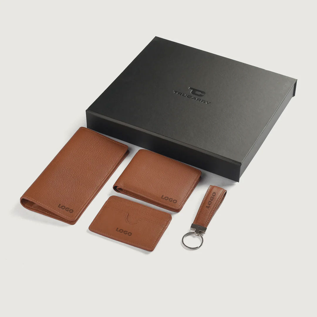 Custom Timeless Taylen Leather Gift Set (all colors) with custom LOGO