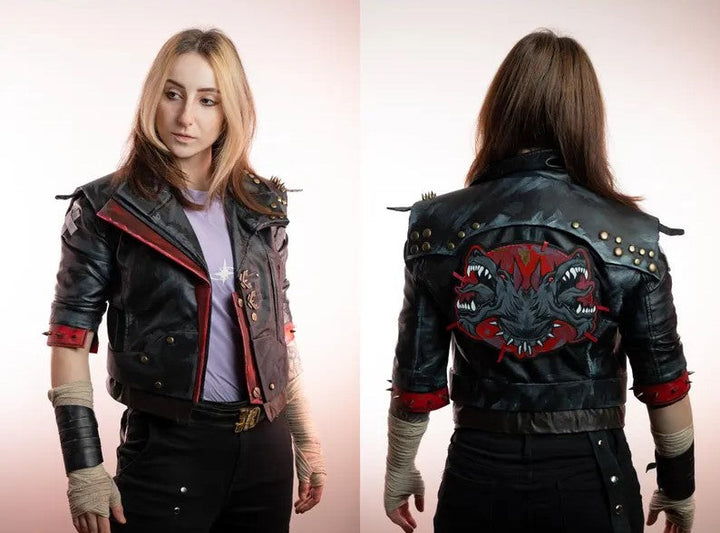 Custom Nathan Brown Leather Jacket 1/2 Installment