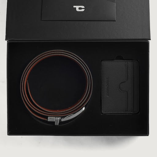 Voltor Black Leather Gift Set