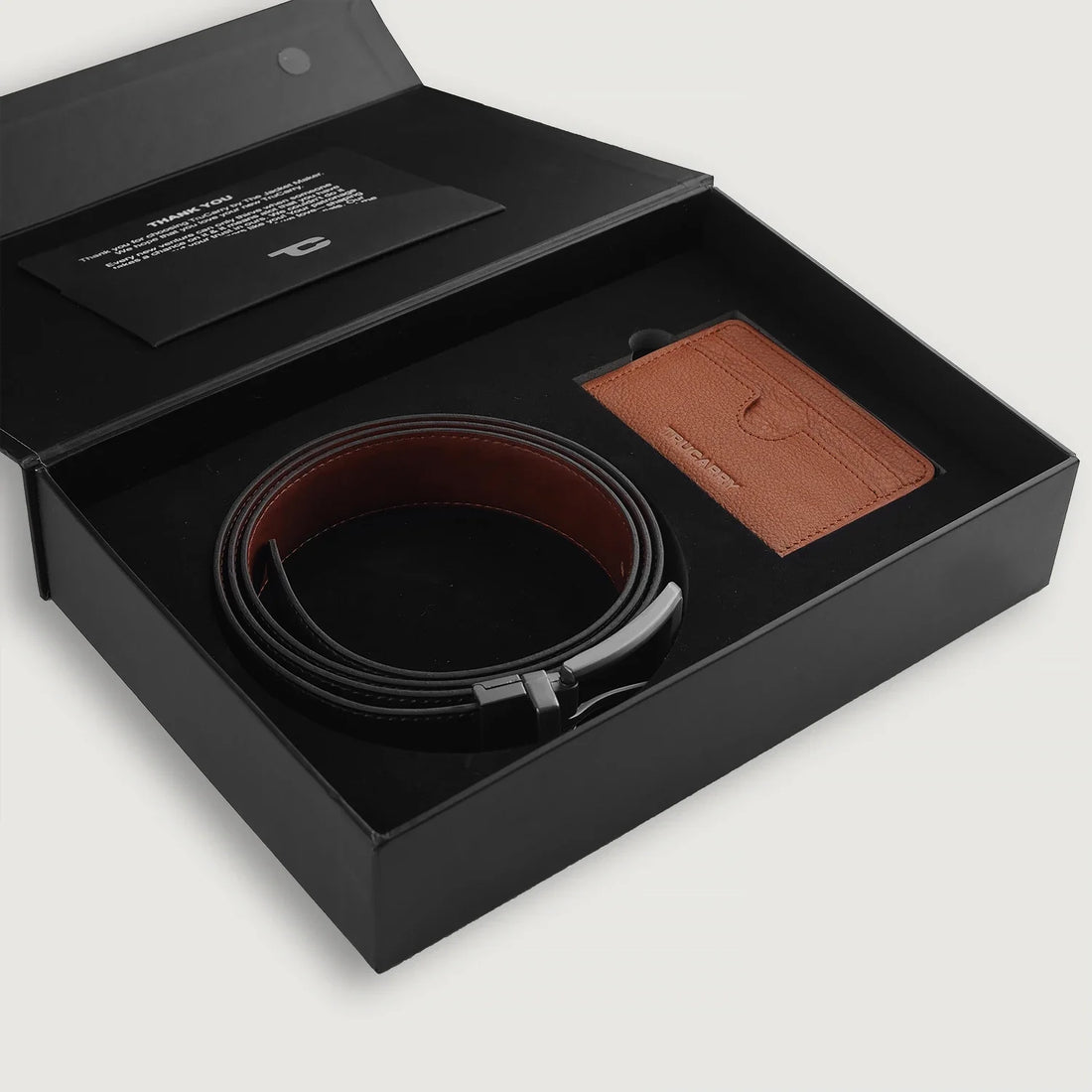 Voltor Brown Leather Gift Set