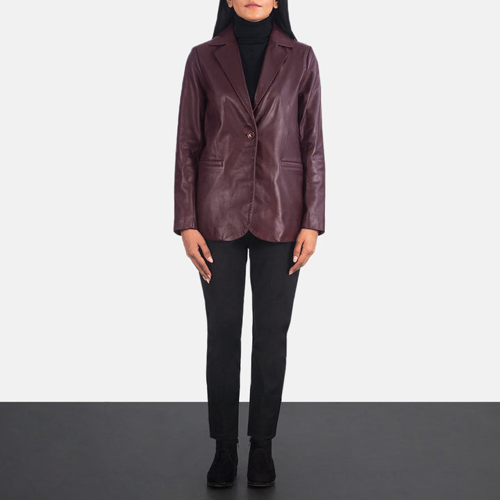 Orderly Classic Leather Blazer