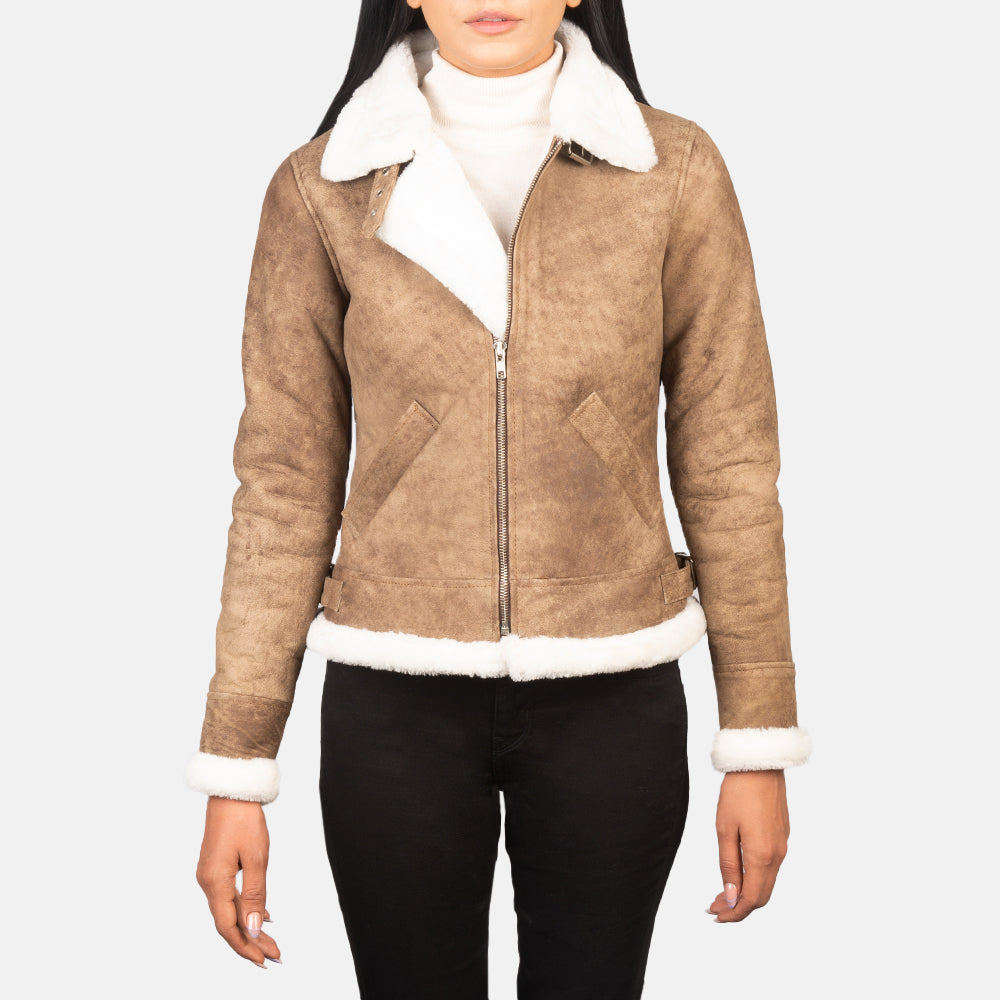 Refinement Leather Bomber Jacket