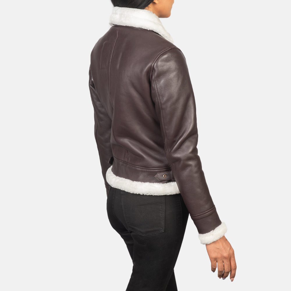 Refinement Leather Bomber Jacket