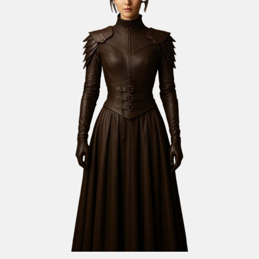 Leather Gothic Armor Cosplay Outfit