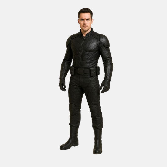 Leather Full Body Suit Cosplay Costume