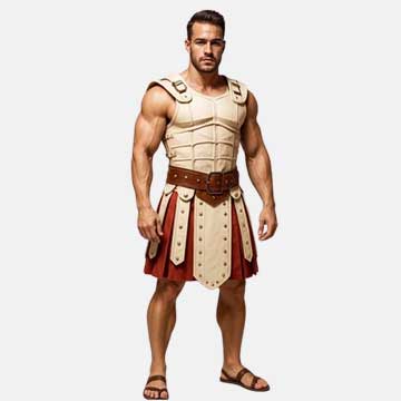 Handcrafted Leather Roman Gladiator Armor