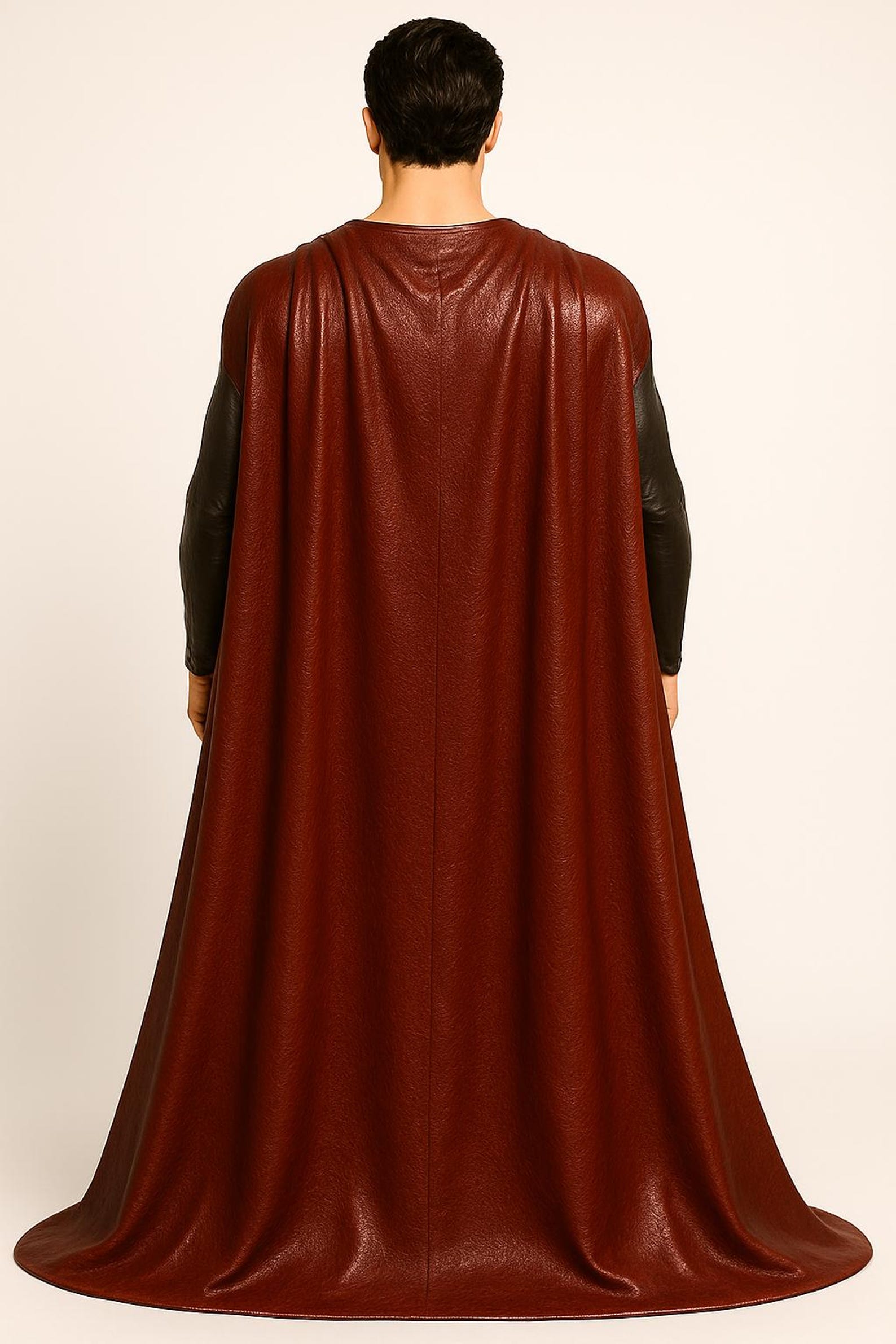 Black Leather Hero Suit Superman