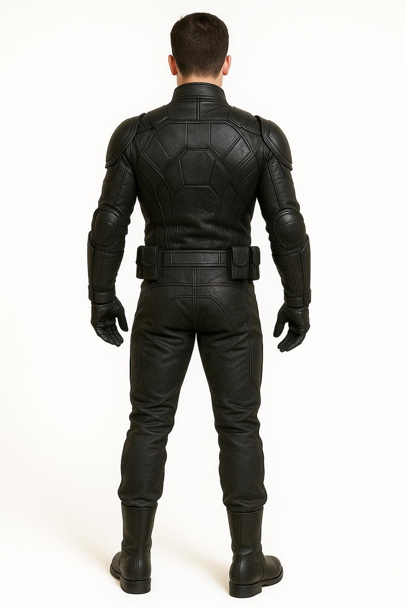 Leather Full Body Suit Cosplay Costume