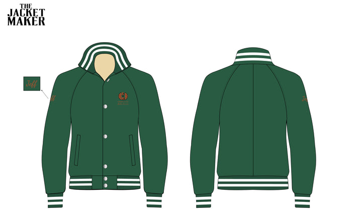 Custom Jeff Sr Saw Mills Bomber Jacket