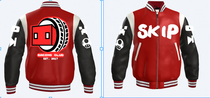 Custom Skip Media Leather Jacket X 10